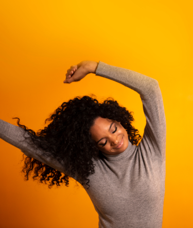 Female model portraying a member of SelectHealth from VNS Health, an HIV special needs plan serving people living with HIV in New York City.