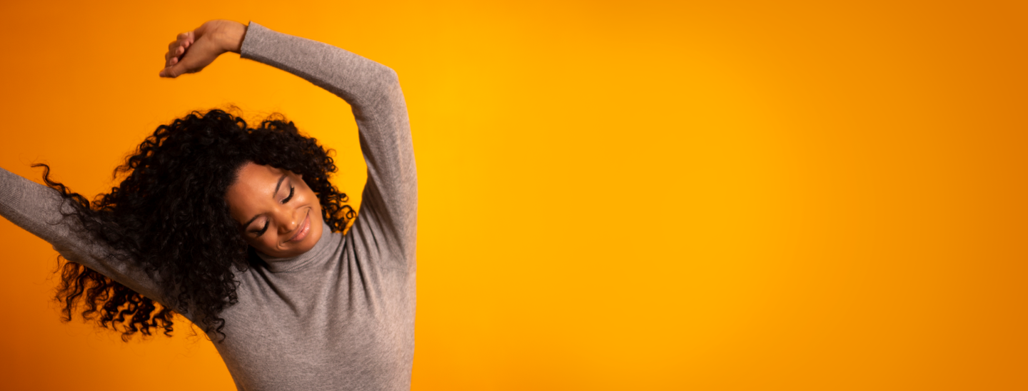 Female model portraying a member of SelectHealth from VNS Health, an HIV special needs plan serving people living with HIV in New York City.